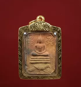 泰國神獸崇迪 騎鳥模 吊墜 龍婆魯士靈丹 2533年薩馬空義大利金殼 - 泰国佛牌