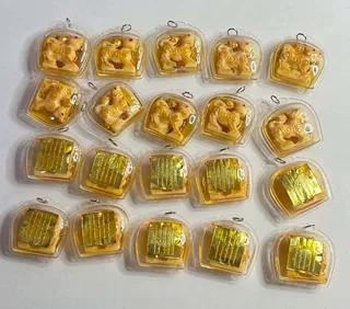 龍婆棉 2568 泡油 醒獅 寺廟外殼 - 泰国佛牌